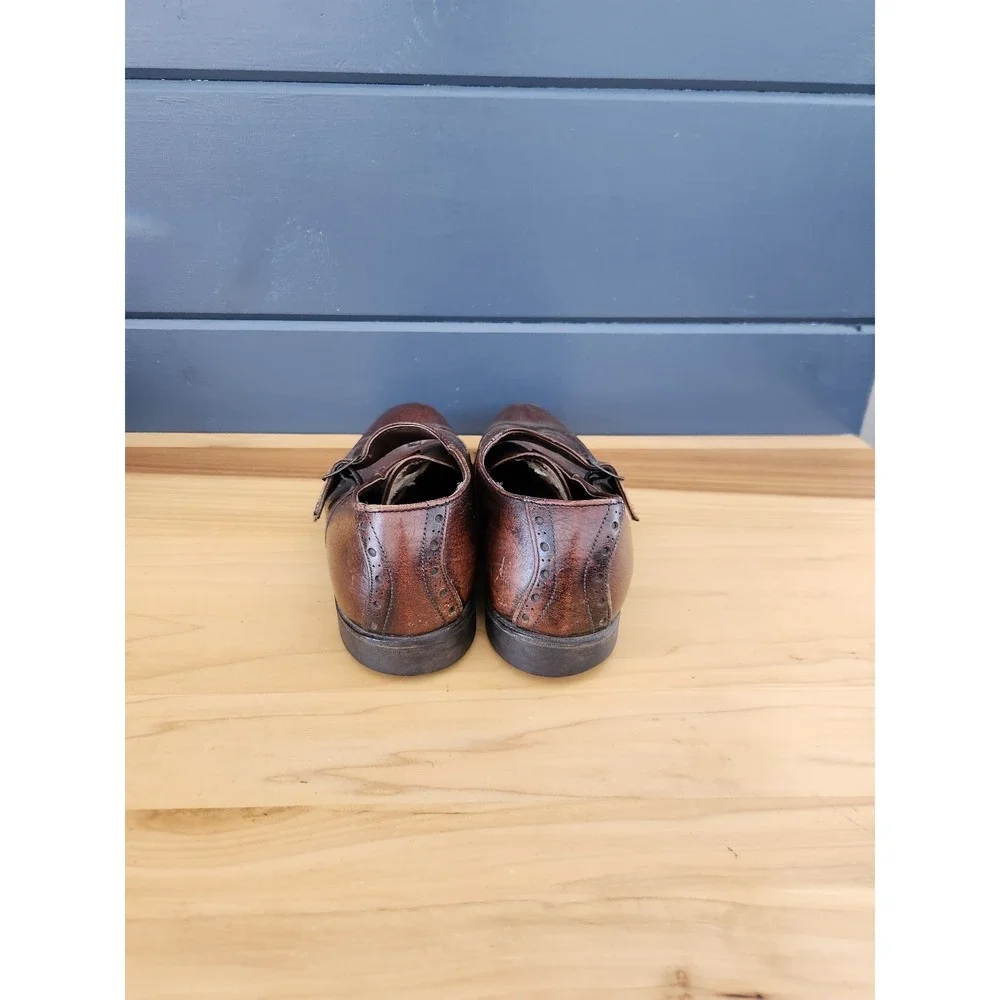 Vintage Brown Leather Oxfords‎